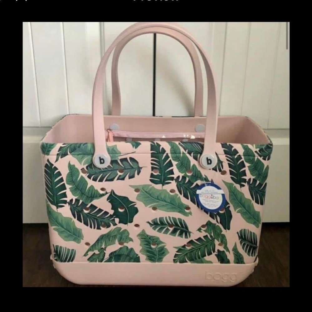 BOOG BAG BLUSH PALM